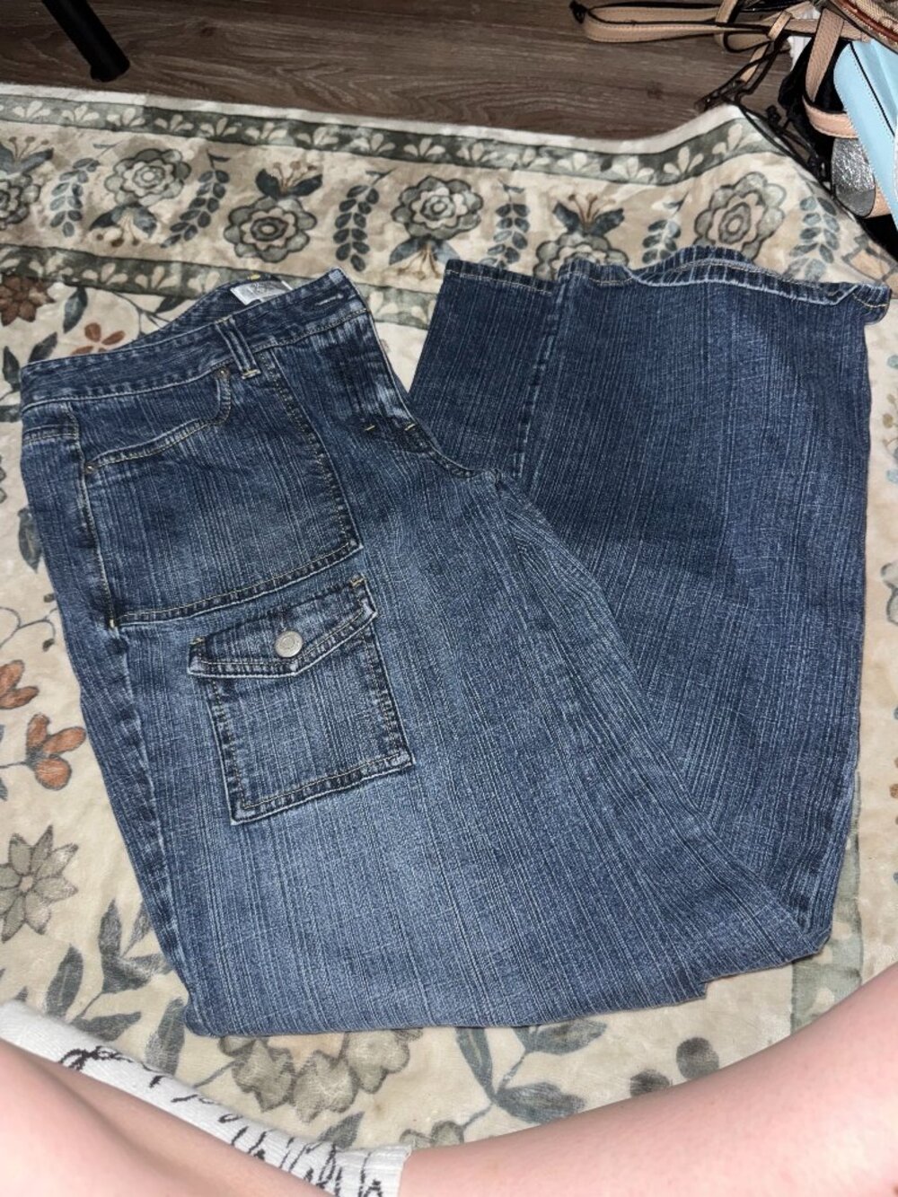 True Low Rise Loft Boot Cut Jeans